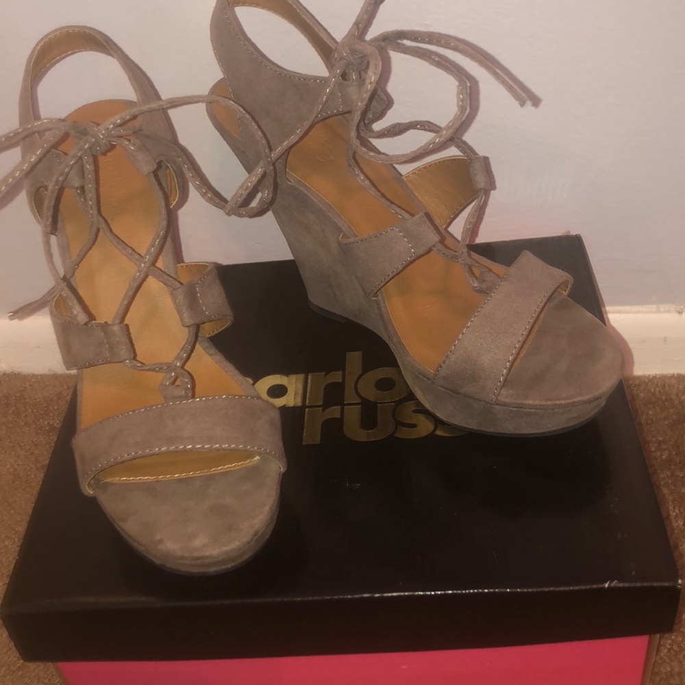 Selling brand new in the box wedges worn once.